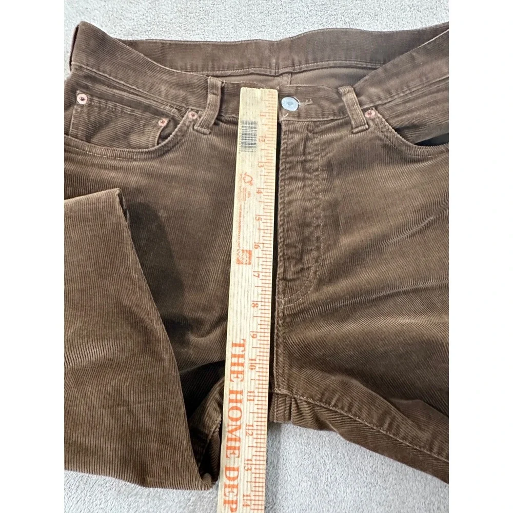 Buck Mason Ford Standard Pants Mens Size 31x34 Brown Corduroy Stretch Casual